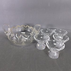 Lote anterior: Centro de Cristal Estilo Art Decó con 5 Copas
