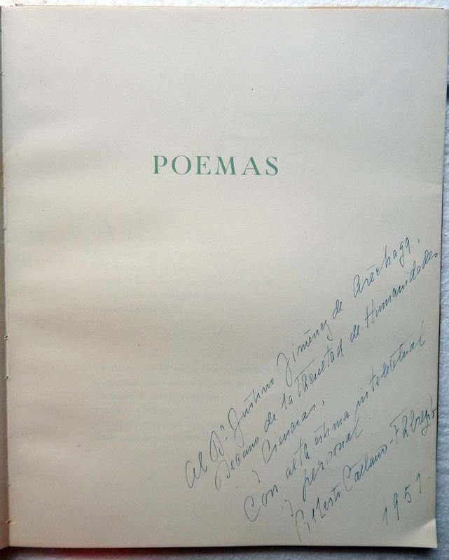 Libro de Poemas firmado por Gilberto Caetano Fabregat - imagen 2