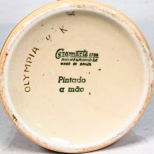 Jarra de Cerveza Olympia de Porcelana Pintada a Mano con Escenas - imagen 4