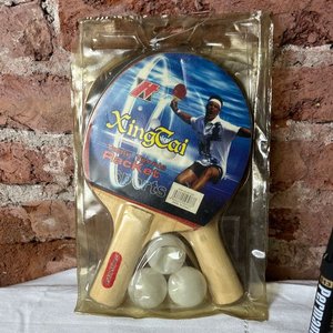 Set de Ping Pong XingTai: 2 Paletas y 3 Pelotas Nuevas - imagen 4