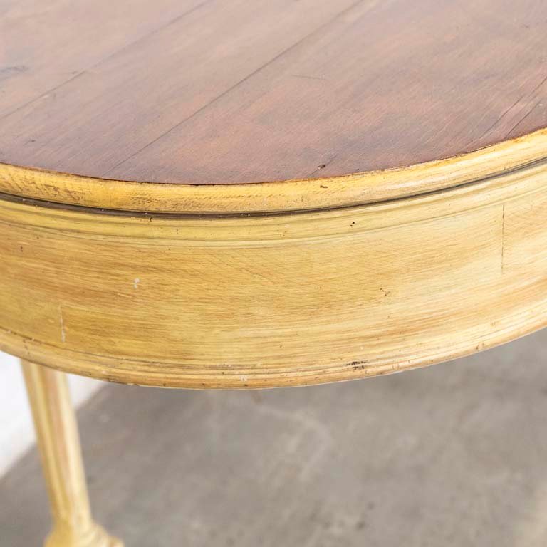 Mesa de sala oval Luis XVI tallada para decorar tu hogar - imagen 3