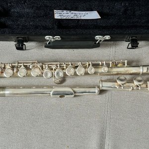 Flauta Traversa Power Beat Plateada con Estuche - imagen 2