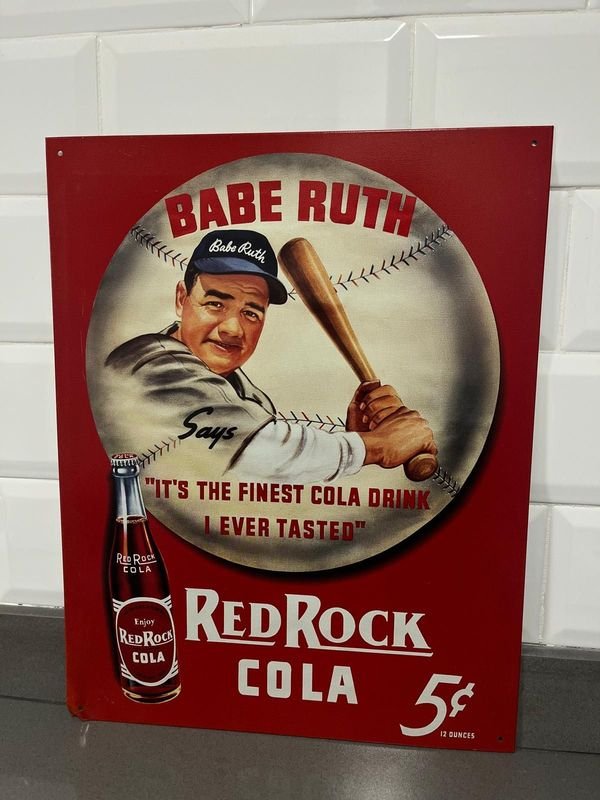 Chapa Decorativa Coca Cola Red Rock "Finest Cola"
