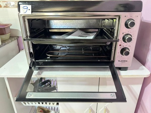 Horno eléctrico James con dos hornallas y asaderas - imagen 2
