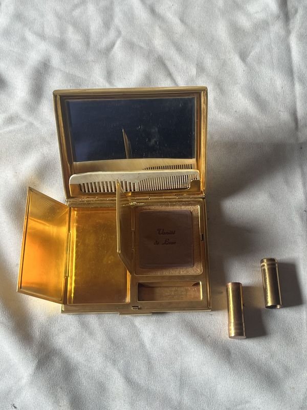 Estuche de tocador de dama suizo con espejo biselado - imagen 3