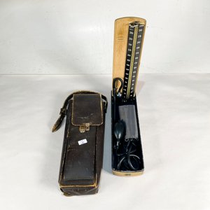 Antiguo Tensiómetro Mercurial con Estuche de Cuero - imagen 4