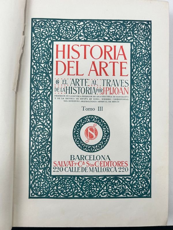 Tres tomos: Historia del arte. El arte a través de la historia, por José Pijoan. - imagen 2