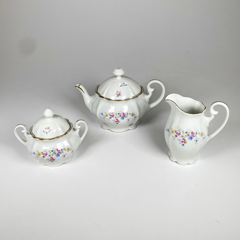 Tres piezas de servir te y cafe, porcelana checa