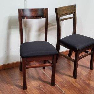 Par de Sillas de Madera Estilo Boliche - imagen 2