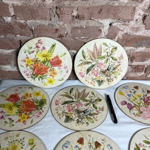 Juego de 6 Sitiales Decorativos con Diseño Floral - imagen 3