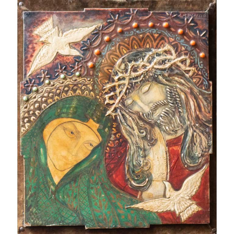 Obra "Escena Religiosa" de Perelló en Laca, 58 x 49 cm