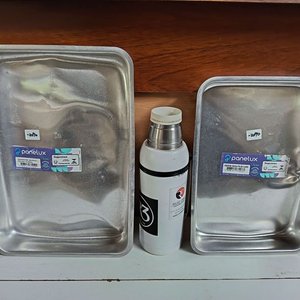 Set de Bandejas y Bol de Acero Inoxidable Panelux - imagen 5
