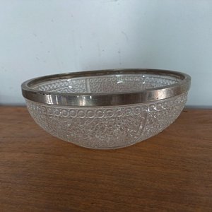 Bowl de Vidrio Labrado con Borde Metálico - imagen 3
