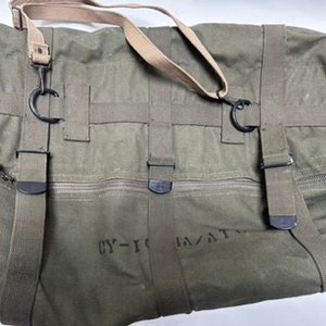 Bolso Militar Grande de Lona Resistente con 3 Alforjas - imagen 2