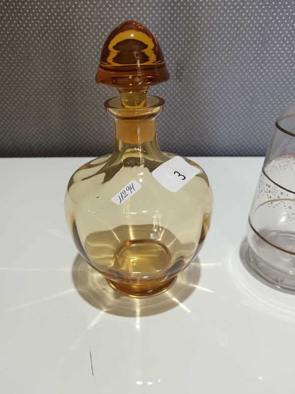 Dos botellones de cristal antiguos para decoración - imagen 2