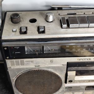 Radio Casete Philips Spatial Stereo Vintage - imagen 2