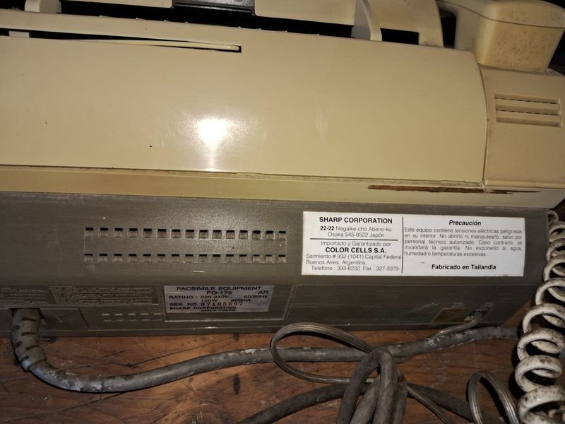 Maquina de Fax Sharp FO-175 - Equipamiento para Oficina - imagen 3