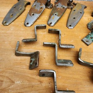 Piezas de Heladera Comercial de Bronce Macizo - Bisagras y Herrajes - imagen 4