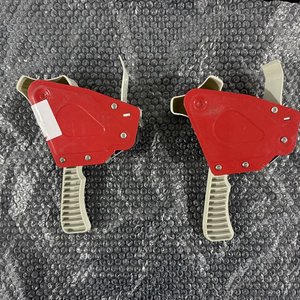 Dispensador de Cinta Adhesiva Rojo y Blanco - imagen 2