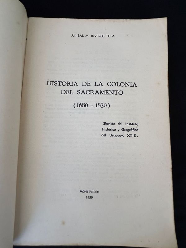 Libro Histórico de Nuestra Colonia del Sacramento - imagen 2