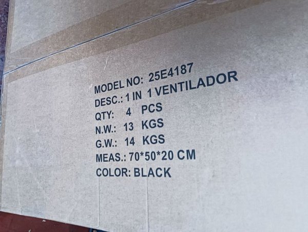 Ventilador Okey 100 W - 5 aspas: Descripción y características - imagen 3