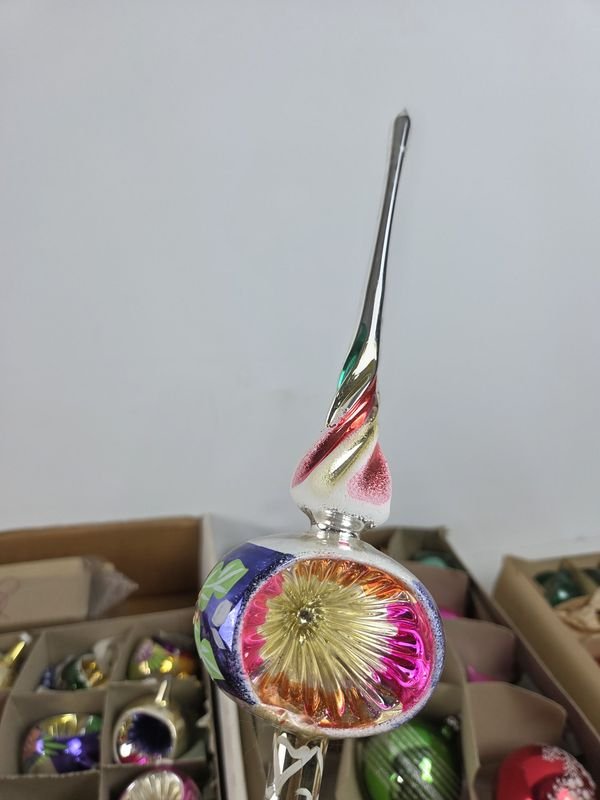 Lotes de adornos de Navidad antiguos y ornamentales - imagen 11