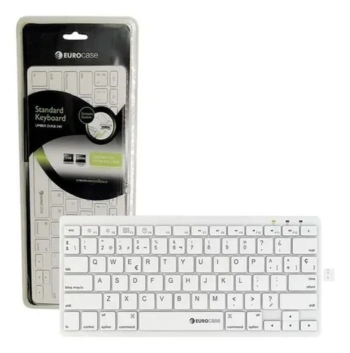 Teclado USB Eurocase Standard para Notebook/MacBook, Nuevo en Blister