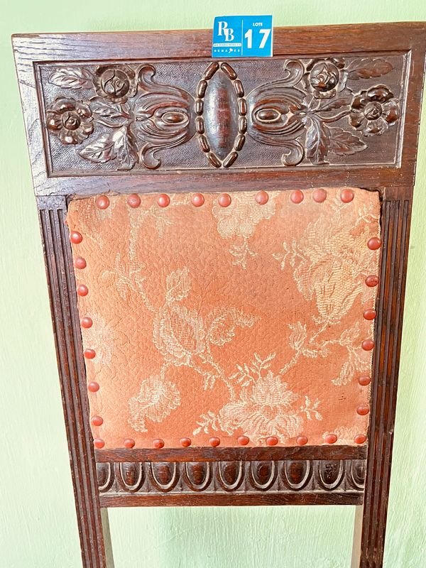 SILLA ANTIGUA DE ROBLE ESTILO INGLES - imagen 2