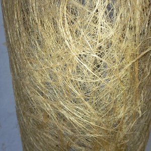 Lámpara de Pie Cilíndrica Beige con Base Metálica - imagen 6