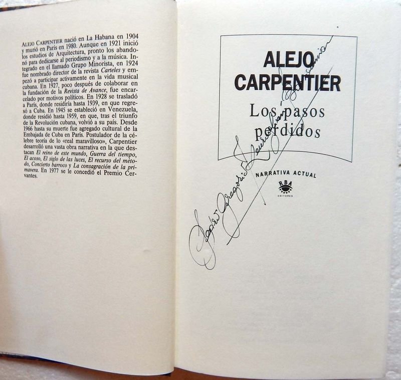 Libro: Los Pasos Perdidos de Alejo Carpenter - imagen 3