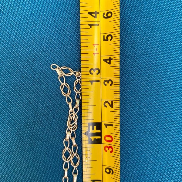 Cadena de plata larga y elegante - imagen 6