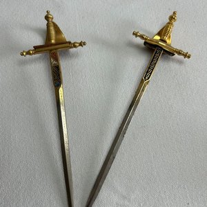 Dos Abrecartas Estilo Espada Española Antigua - imagen 1