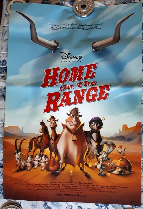 Poster Original Disney "Vacas Vaqueras" (Home on the Range) 2004 - imagen 1