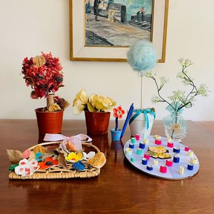 Lote anterior: Lote de Adornos Florales, Canasta Colgante y Colgante Hello Kitty
