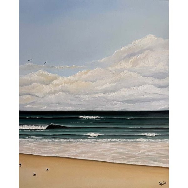 Óleo sobre Lienzo "Efectos de la Naturaleza" de Silvana Fossatti - 50 x 40 cm - imagen 1