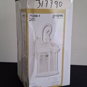 Farol Exterior Colonial Blanco para Jardín o Terraza - imagen 5
