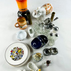 Lote de Ceniceros, Figuras Decorativas, Florero y Jarra - imagen 2