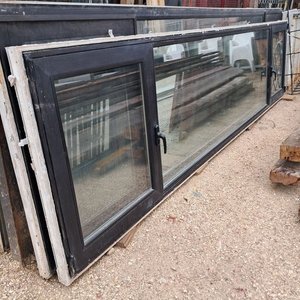 Lote siguiente: Ventanal DVH Aluminio Negro con Mosquiteros