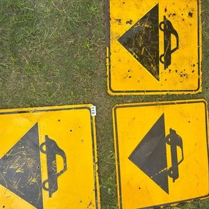 Lote de 4 Carteles de Señalización Vial de Pendiente - imagen 4