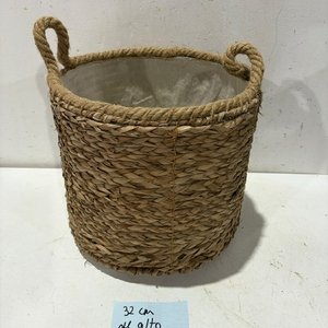 Lote anterior: Canasto de Yute con Asas y Forro Interior