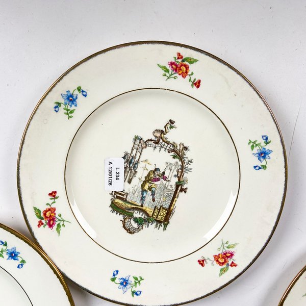 Juego de loza inglesa para lunch, siete piezas - imagen 2