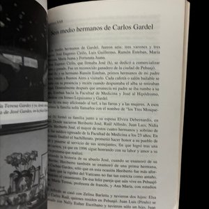 Libro "Carlos Gardel y la Raíz de mi Genealogía" por Elena Irene Gardes - imagen 4
