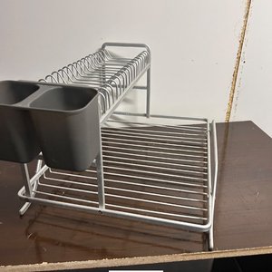 Escurridor de Platos Metálico de Dos Niveles con Cubiertero - imagen 4