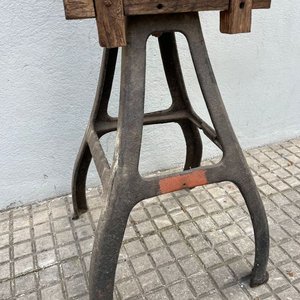 Farol Rústico de Madera y Hierro Fundido con Aspas - imagen 4