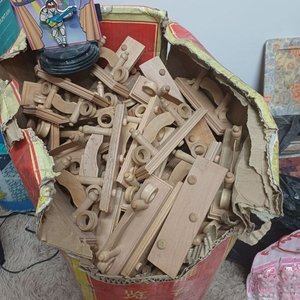 Lote Variado: Porta Abanicos, Portaretratos, Alpargatas y Adornos Navideños - imagen 3