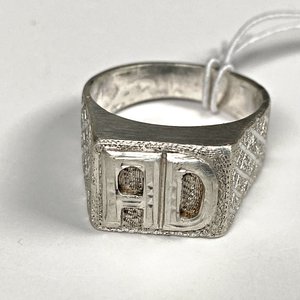 Anillo de Plata con Iniciales AD - imagen 3
