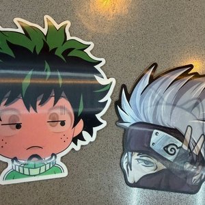 Stickers de Personajes Anime: Izuku Midoriya y Kakashi Hatake - imagen 2