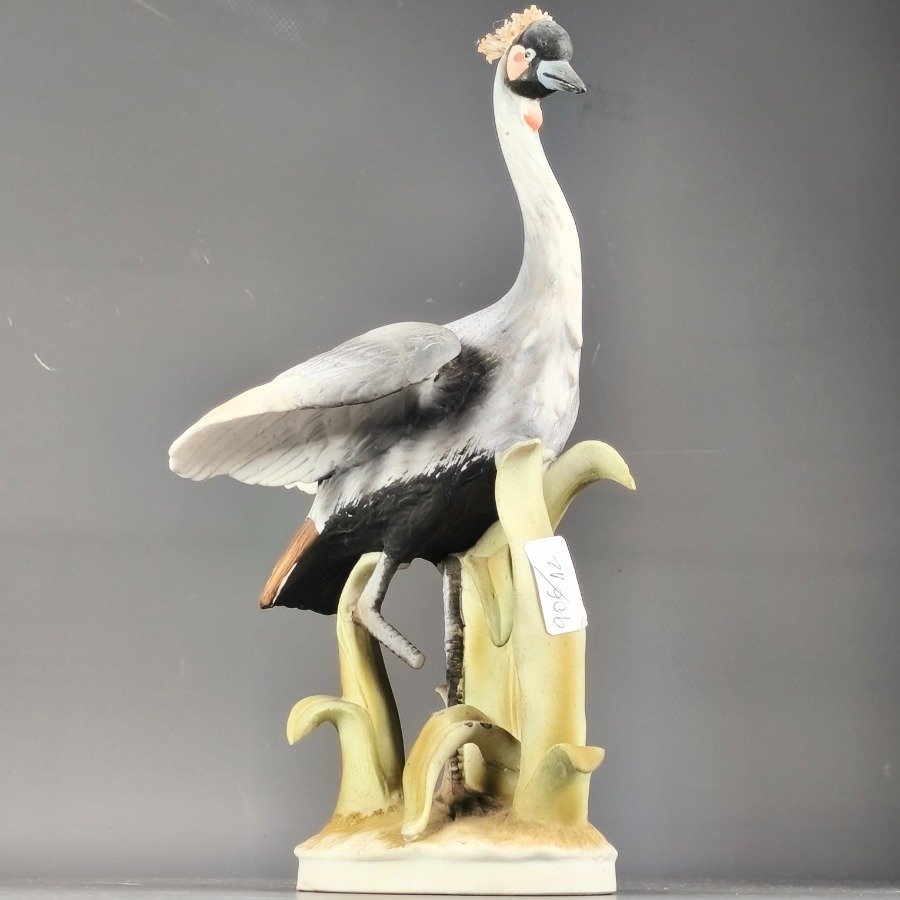 Figuras de pájaros y grullas de porcelana - imagen 10