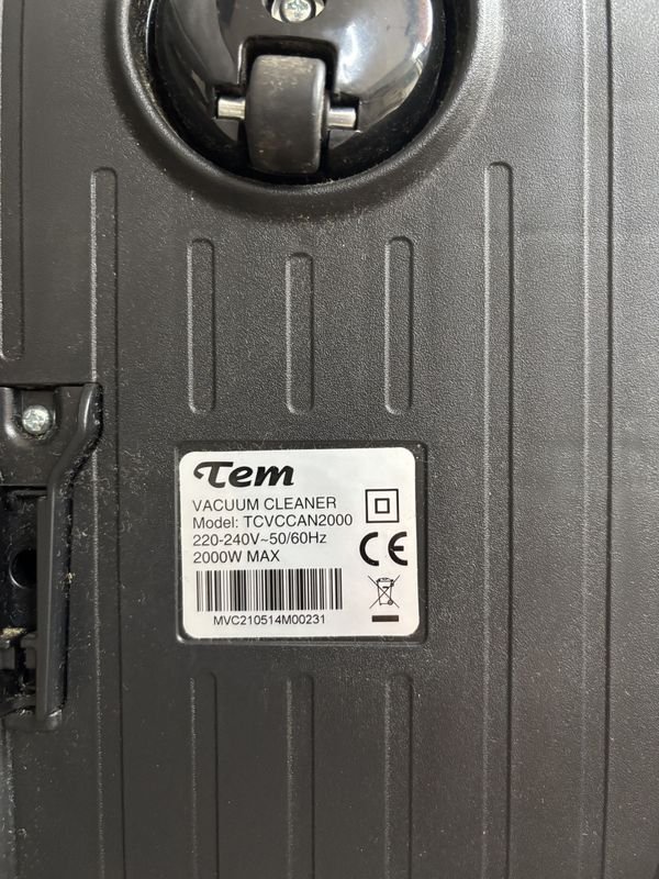 Lote anterior: Aspiradora Tem 2000 Watt - Electrodomésticos