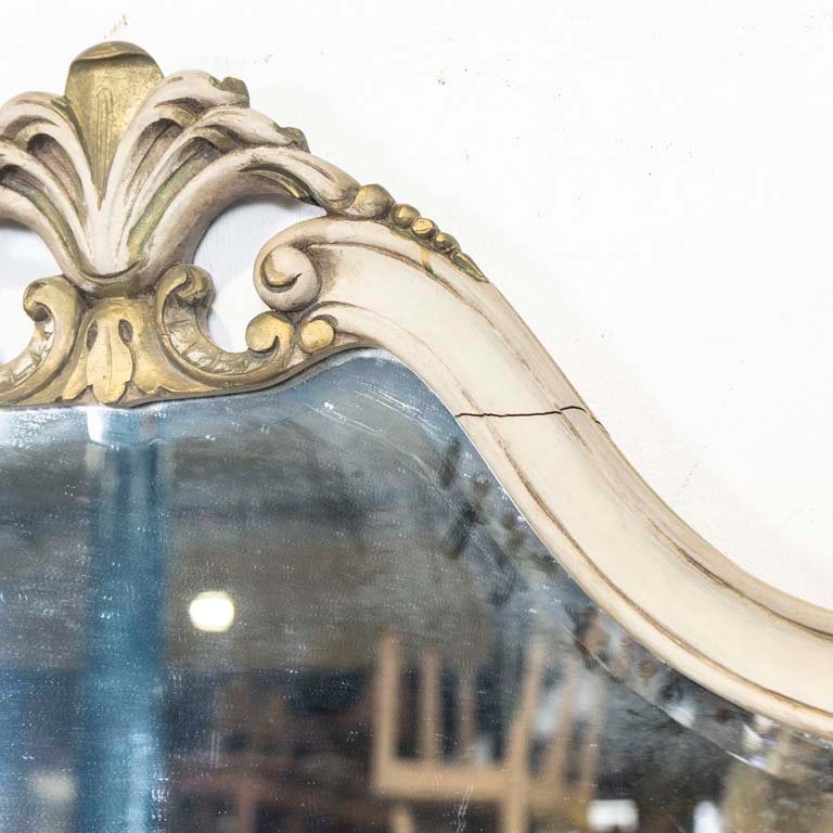 Dressoir Luis XV con tapa de mármol y espejo biselado - imagen 3